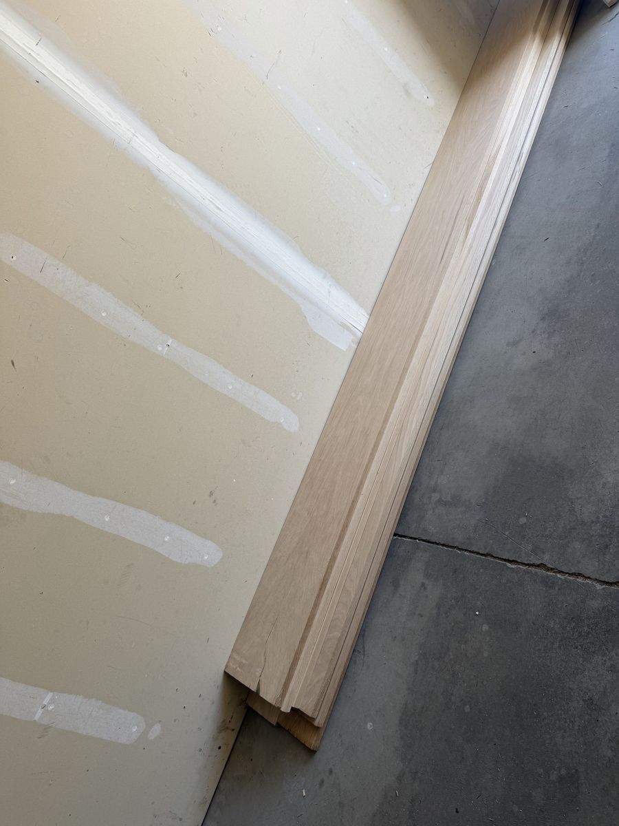 6 white oak boards