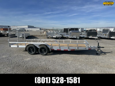 Baughman Products 7x18 Straight Side Utility Trailer