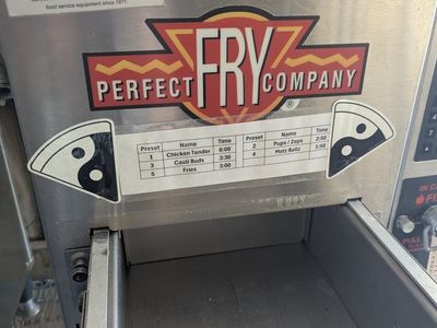 Perfect Fry Company Commercial Deep Fryer - Stainless Steel, Digital Controls, Internal Ansul