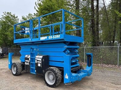 2016 Genie GS5390 Rough Terrain Scissor Lift