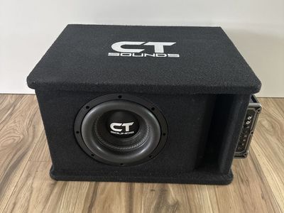CT Sounds Subwoofer with Kicker DXA400.1 Amplifier - Car Audio System