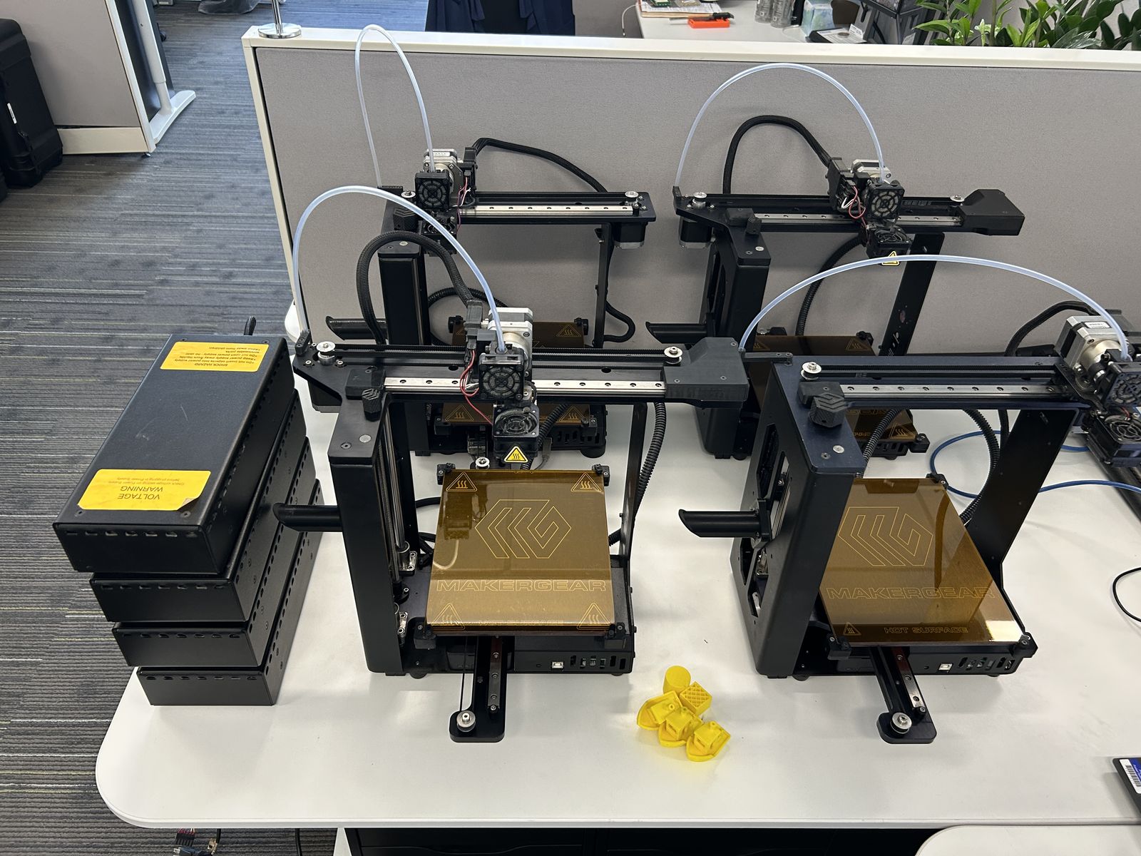 Lot of 4 MakerGear 3D Printers (3x M3, 1x M2) + Spare Parts