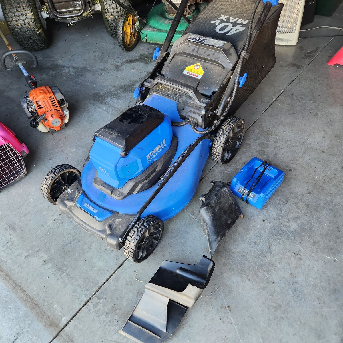 Kobalt Gen4 40-volt, 20-in Push Electric Battery Walk Lawn Mower with Battery and Charger