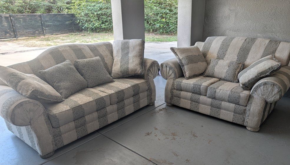 Sofa and Loveseat