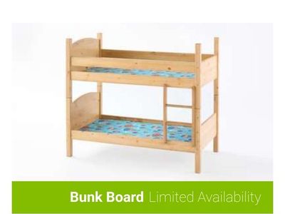 Wooden twin bunk bed