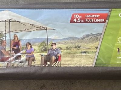 Coleman 10x10 Instant Sun Shelter Lightweight Canopy with UVGuard, Grilllite Comfort - Brand new never used