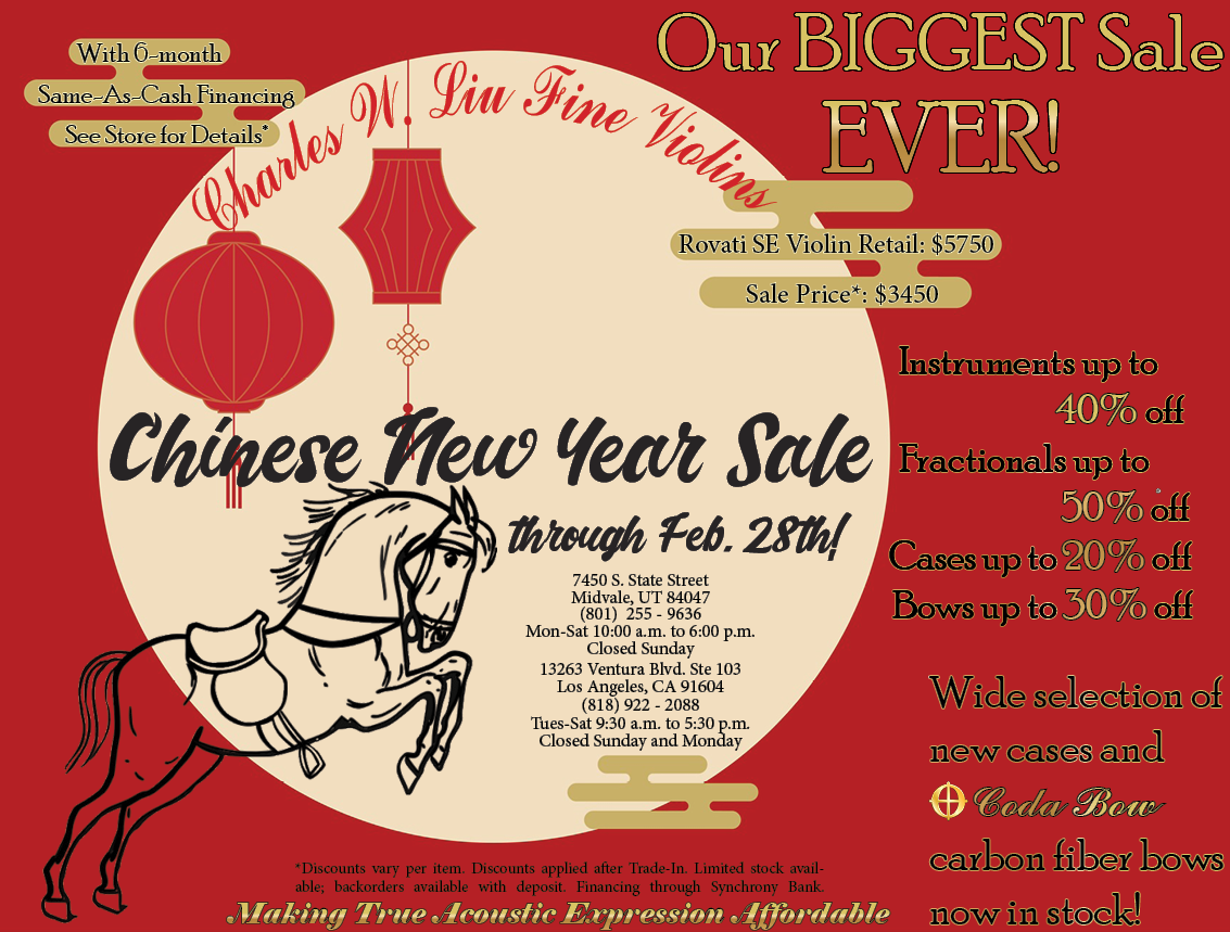 4/4 violin/cello CHINECE NEWYEAR SALE