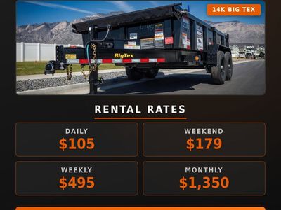 14k Dump trailer | Weber County