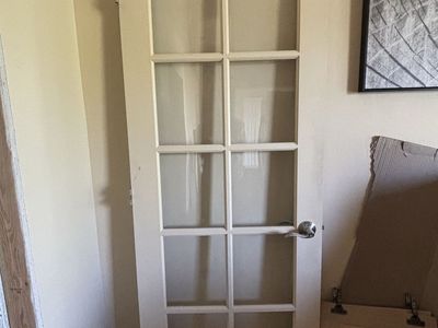 Interior Glass Panel Door 10-Lite with Hardware 30”x80”