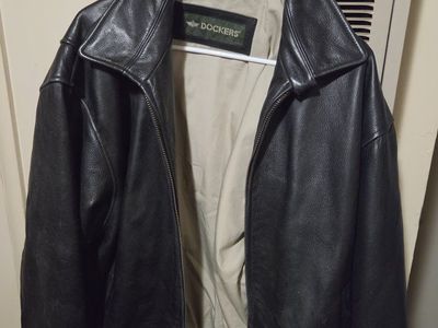 leather jacket men's lrg