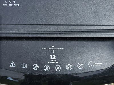 Ativa 12-Sheet Maximum Cross-Cut Paper Shredder with Energy-Saving Technology