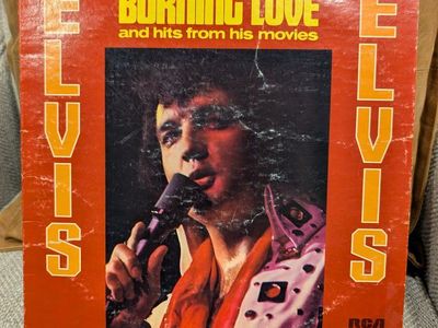 Vintage Elvis Presley Memorabilia Lot: 15 Golden Records Box Set, Vinyl LP & Book
