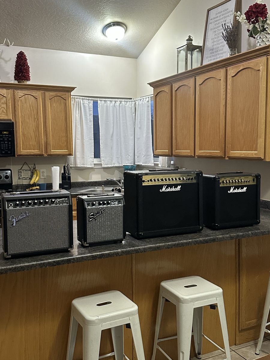 Fender and Marshall Guitar Amps!!