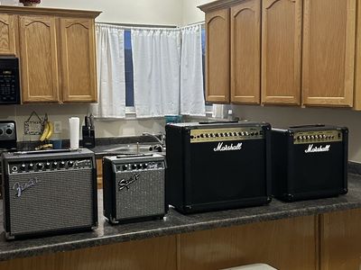 Fender and Marshall Guitar Amps!!