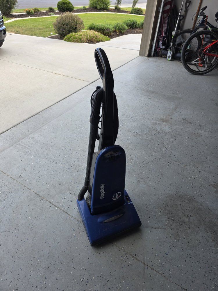 Simplicity Upright Vacuum Cleaner - Blue, Bagged, Corded Electric