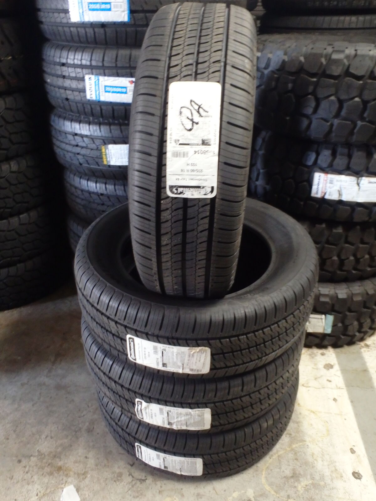 235/60R18 CONTINENTAL TRUE CONTACT TOUR 54 SET OF BRAND NEW TIRES