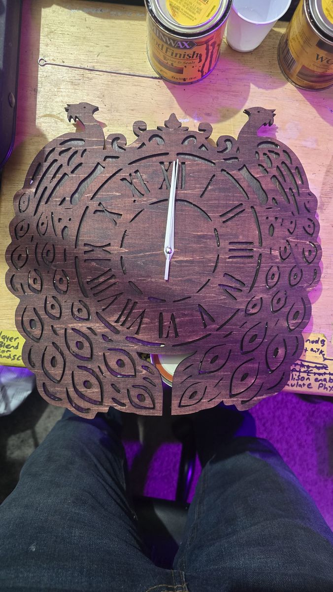 Hand made clock