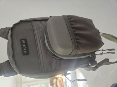 Filson fly fishing chest rig