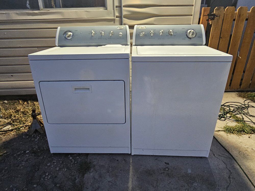 whirlpool electric washer dryer set