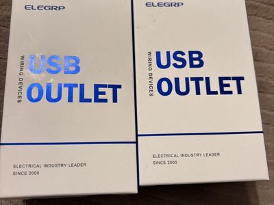 New USB Outlets $5 Each