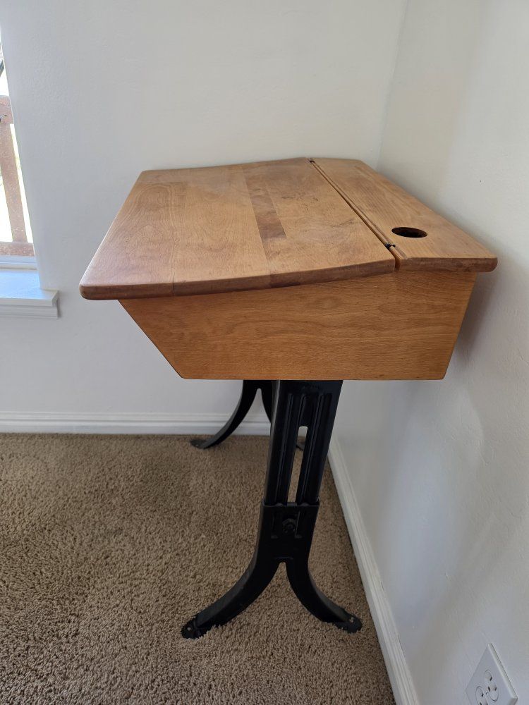 Antique Desk with Adjustible Height