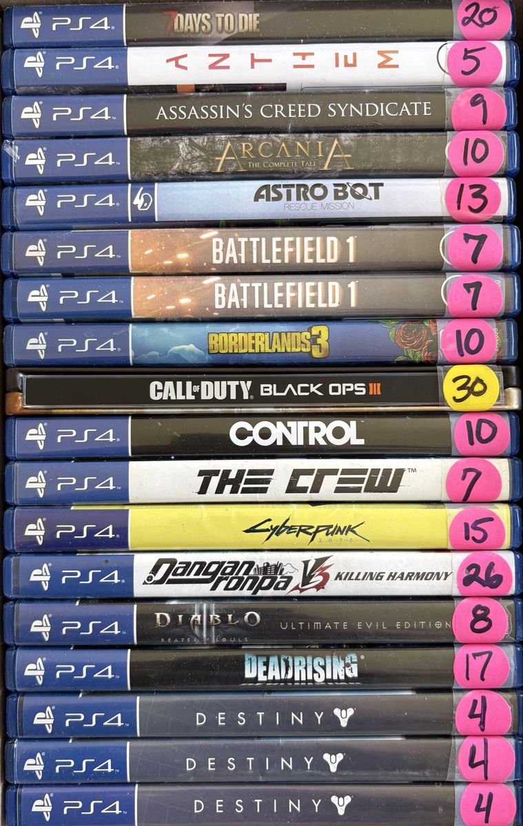 PlayStation 4 PS4 Games Starting @ $4