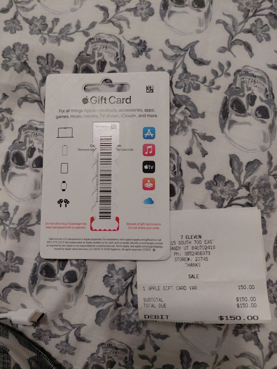 $150 Apple Gift Card