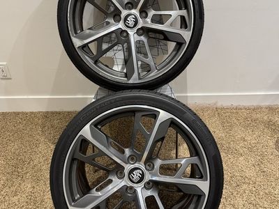 Porsche Taycan OEM wheels and tires