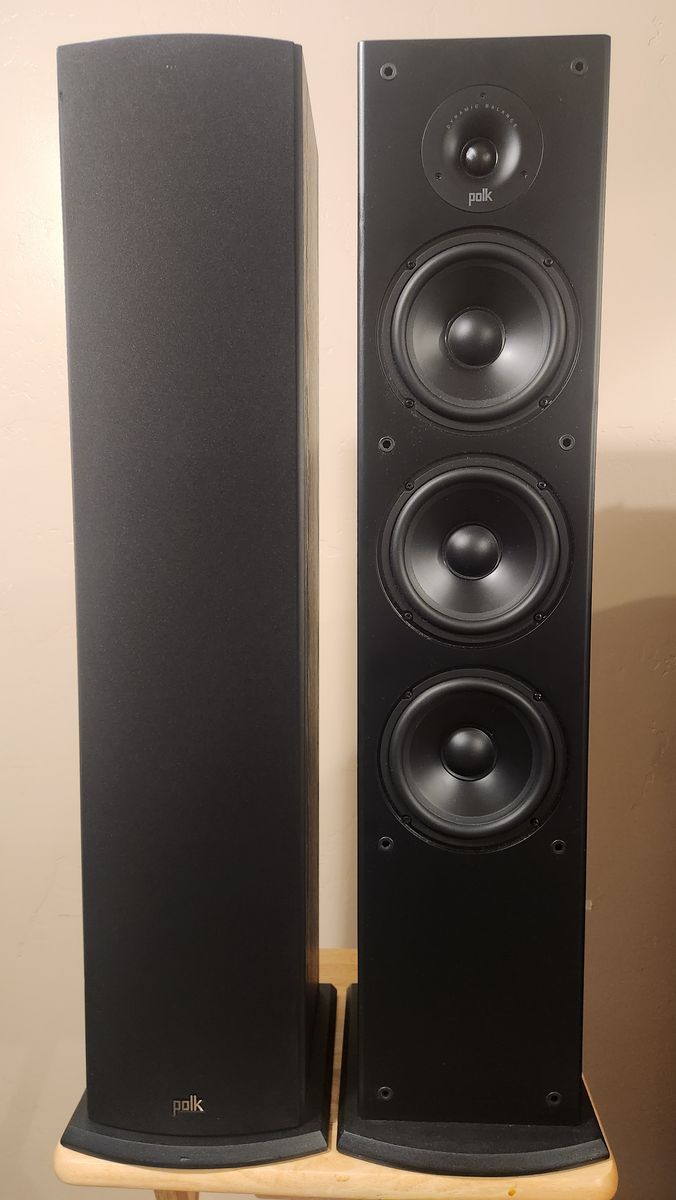 Speakers Polk Audio T50 floorstanding year 2016.