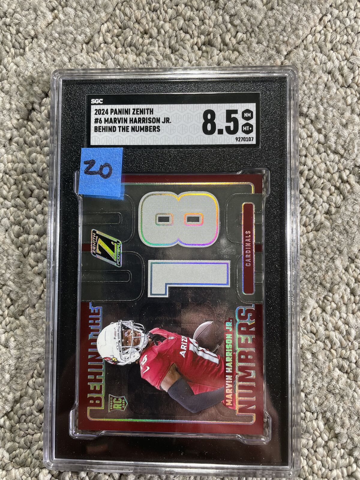 Marvin Harrison Arizona Cardinals graded slabs $20-$30