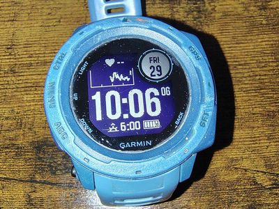 Garmin Instinct GPS Smartwatch - Blue (Used with Charging Cable)