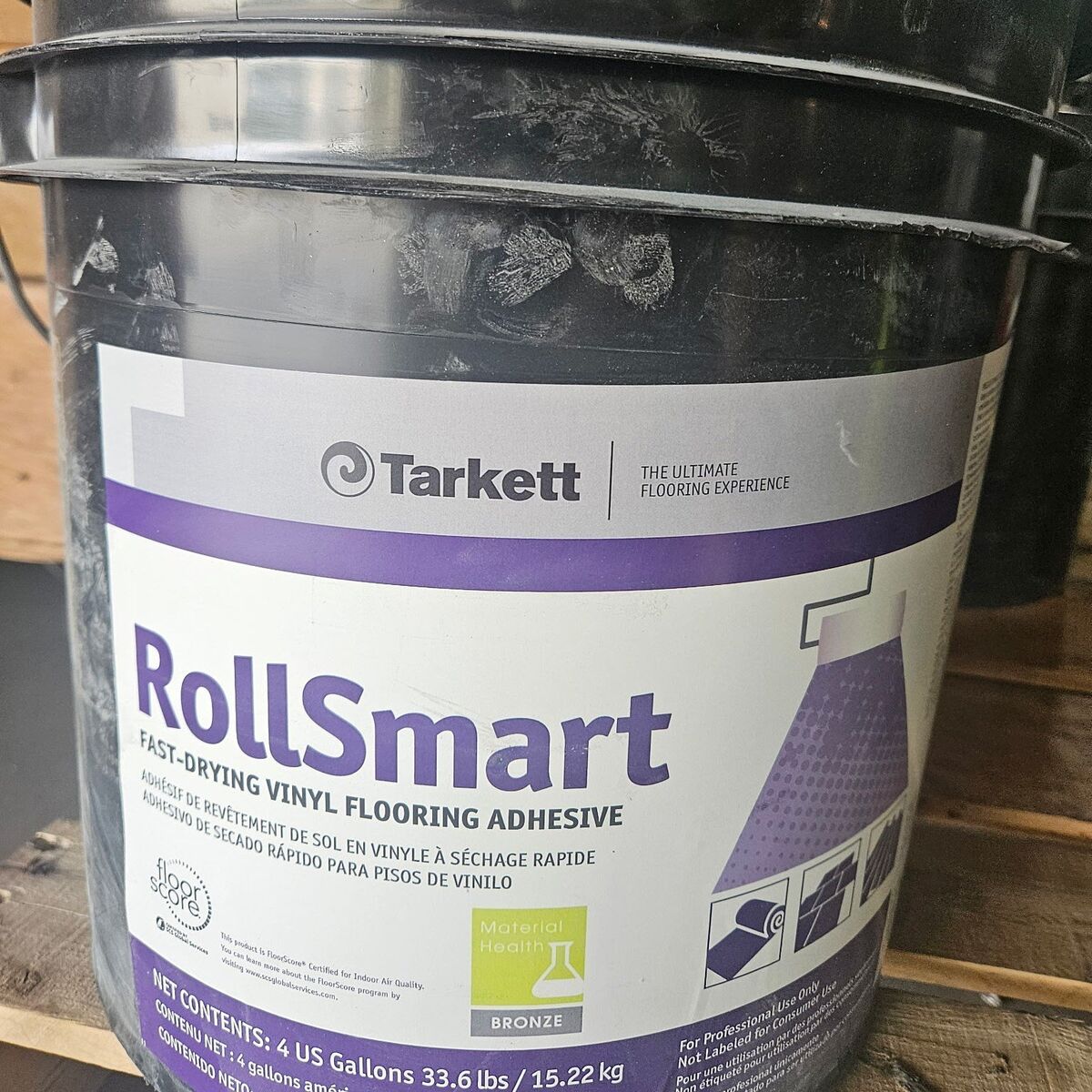 Tarkett Roll Smart Vinyl flooring adhesive