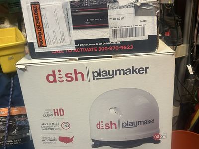 DISH Wally HD Receiver & Playmaker Portable Automatic Satellite TV Antenna Bundle