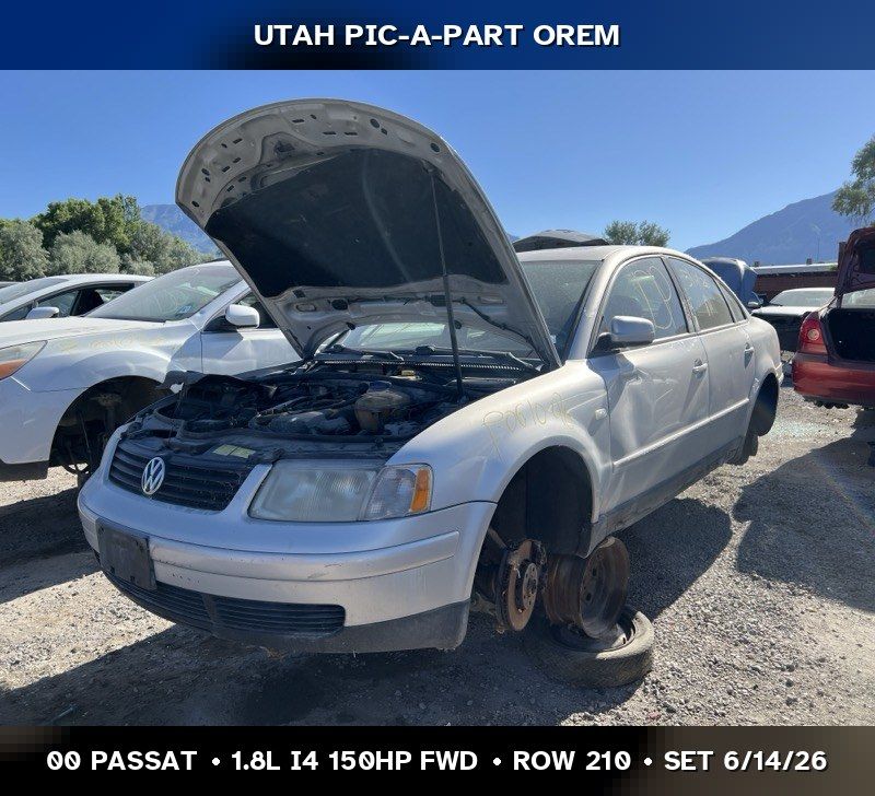 2000 Volkswagen Passat Parts - UTPAP Orem