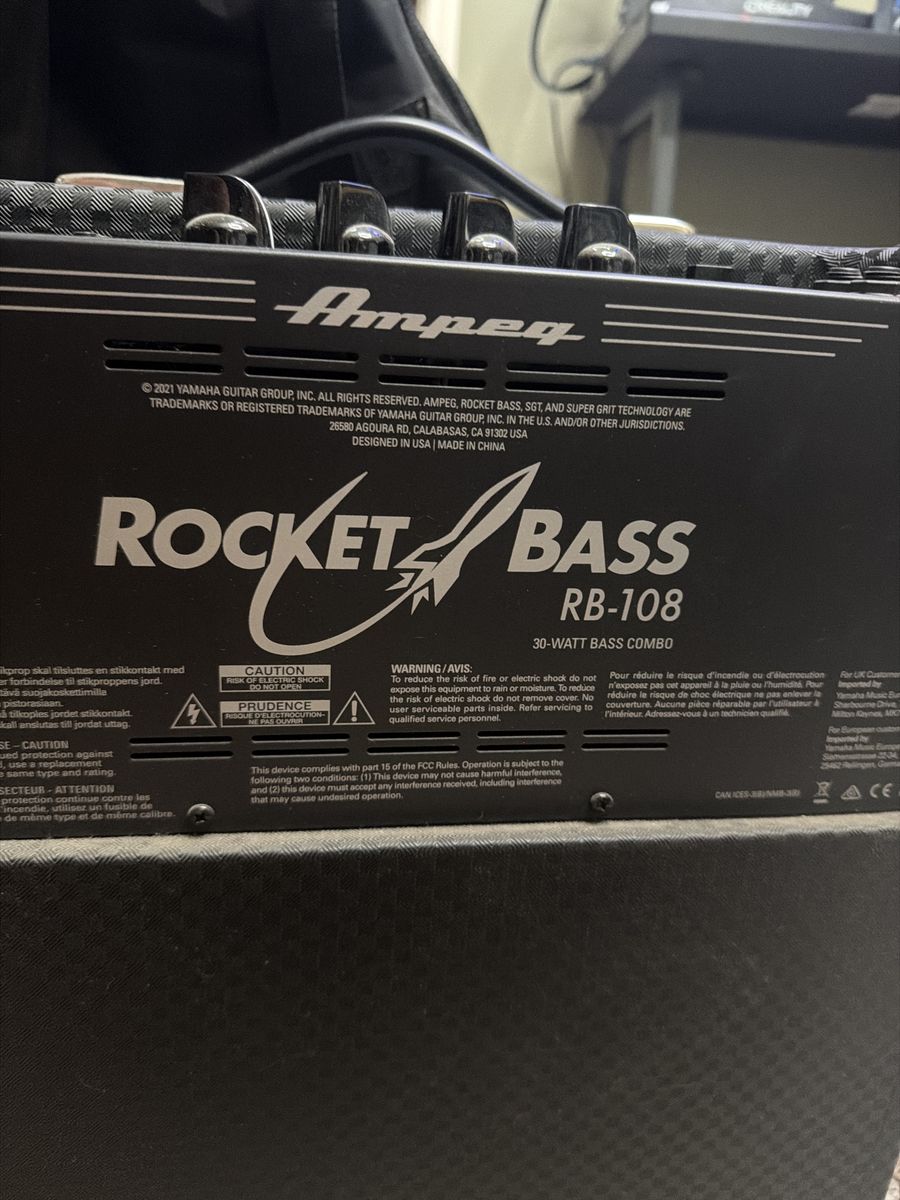 Gio Ibanez guitar and Ampeq amp