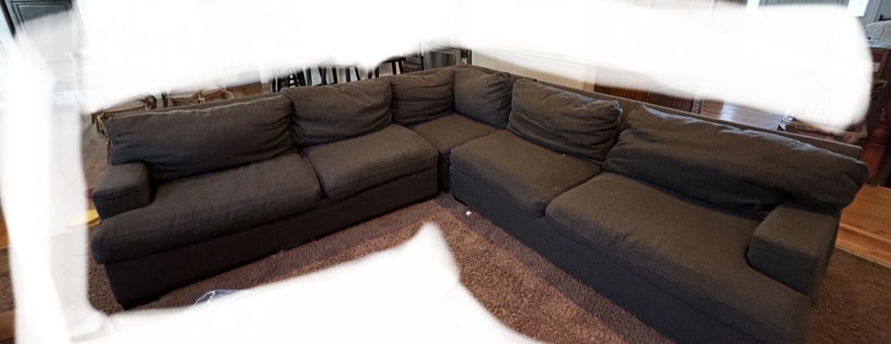 Charcoal Gray ZGallerie Sectional