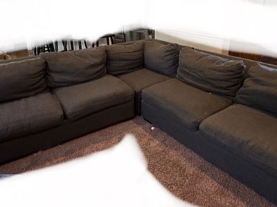 Charcoal Gray ZGallerie Sectional