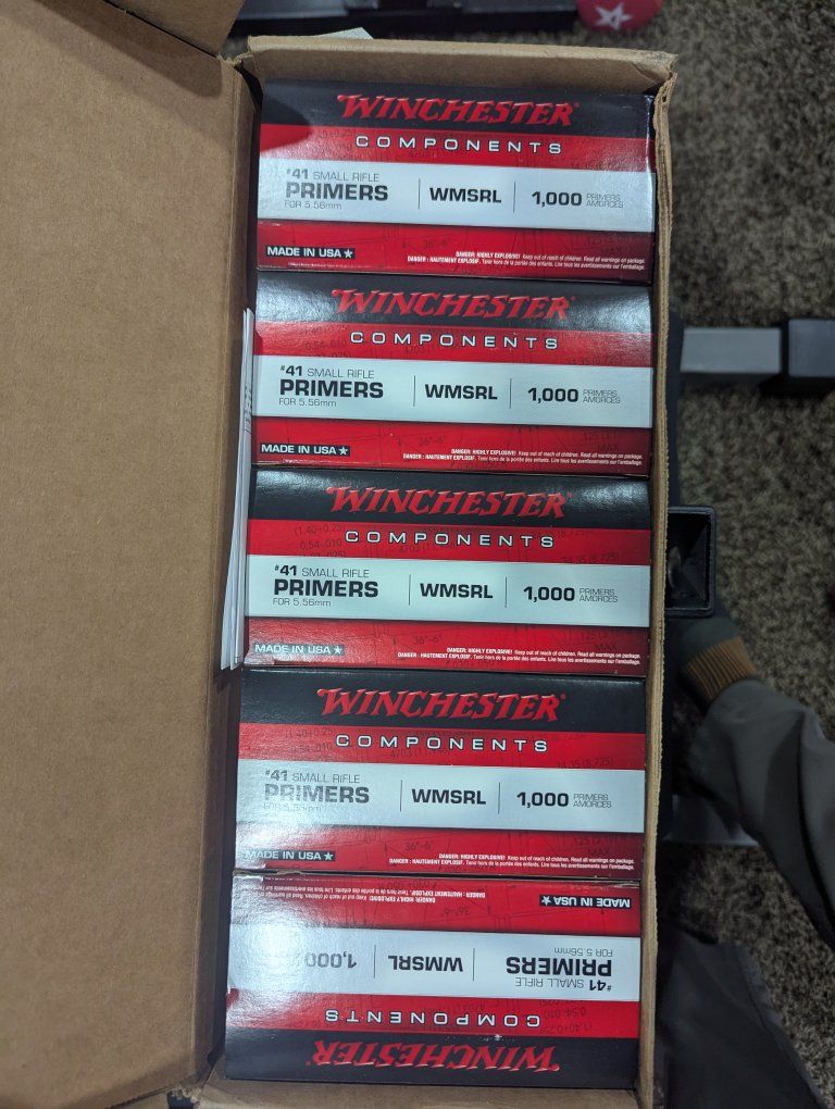 5k Winchester #41 Small Rifle Primers (5.56)