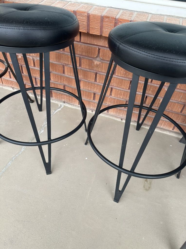 Two Swivel Barstools