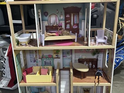 KidKraft Grand Estate Wooden Dollhouse with Furniture and Accessories - Multi-story, Durable Play