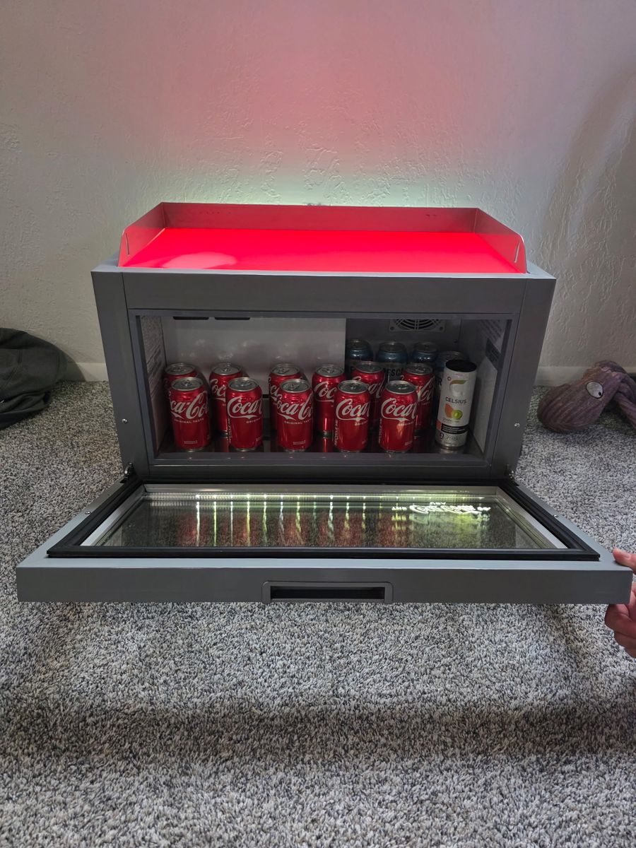 Coca-Cola countertop display fridge