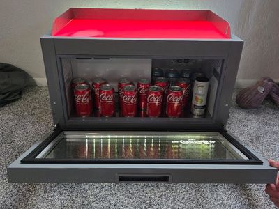 Coca-Cola countertop display fridge