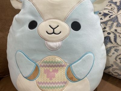Original Squishmallows Gigi the Light Blue Goat Plush Stuffed Animal Easter