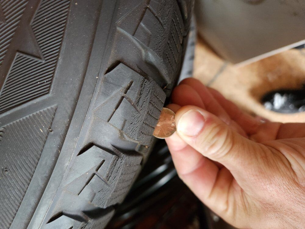 2023 Outback Blizzak tires on motiv wheels
