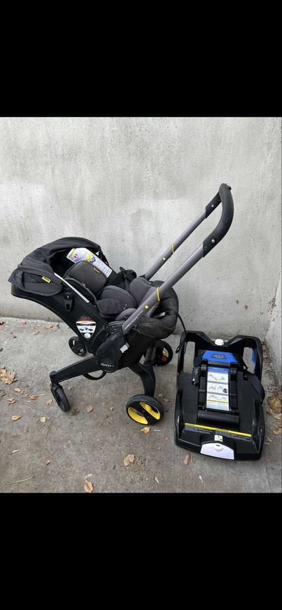 Doona Infant Car Seat & Stroller Nitro Black with Latch Base