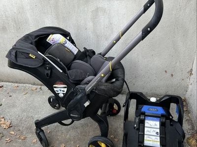 Doona Infant Car Seat & Stroller Nitro Black with Latch Base