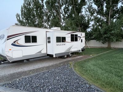 Bunkhouse with u shape dinette