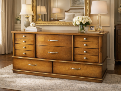 8 Drawer Antique/Vintage Dresser