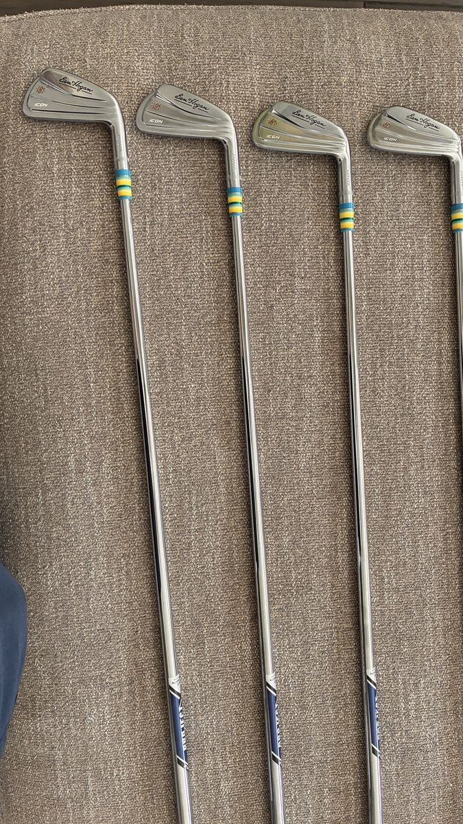 Ben Hogan Icon 4-PW iron set. Project X Stiff