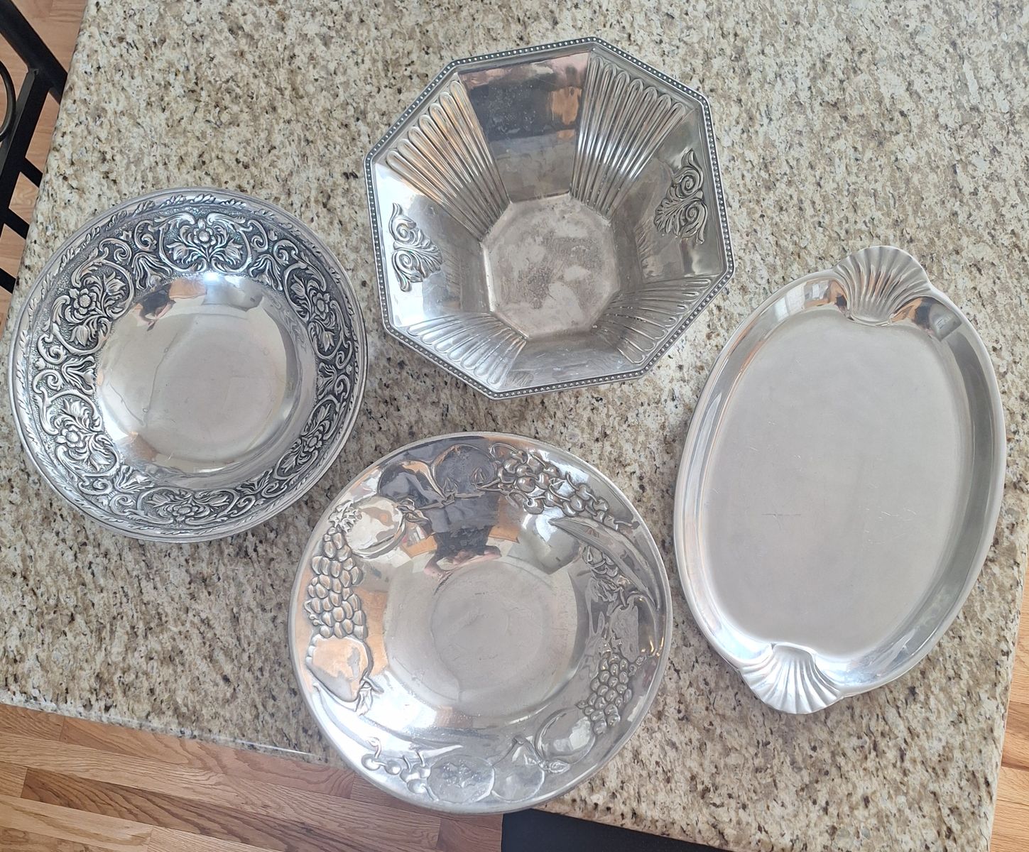 Three Heavy-Duty Serving Bowls and One Tray - All for $50